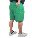 Short Bermuda Tactel Elastano Extra Grande Plus size Liso Turquesa